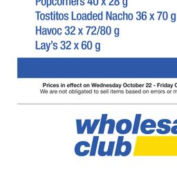 Customer Days Frito Valid Wednesday, October 22 - Friday, October 24
