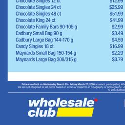 Customer Days Mondelez Valid Wednesday March 25 - Friday March 27