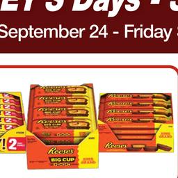 Customer Days Hershey Valid Wednesday, September 24 - Friday, September 26