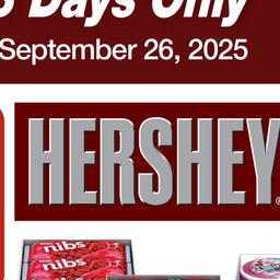 Customer Days Hershey Valid Wednesday, September 24 - Friday, September 26