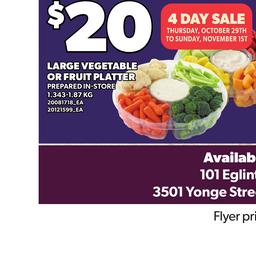 Weekly Flyer - Valid Thursday, October 29 - Wednesday, November 04