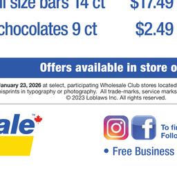 Customer Days Nestle Valid Wednesday, Jan 21 - Friday, Jan 23