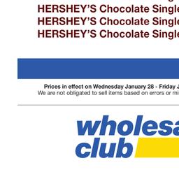 Customer Days Nestle Valid Wednesday, Jan 28 - Friday, Jan 30