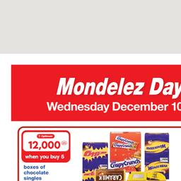 Customer Days Cadbury Mondelez Valid Wednesday, December 10 - Friday, December 12