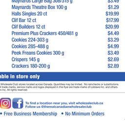 Customer Days Cadbury Mondelez Valid Wednesday, December 10 - Friday, December 12