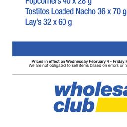 Customer Days Frito Valid Wednesday, Feb 4 - Friday, Feb 6