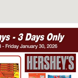 Customer Days Nestle Valid Wednesday, Jan 28 - Friday, Jan 30