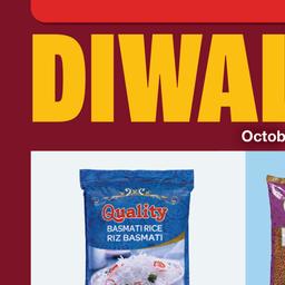Diwali - Valid Thursday, October 9 - Wednesday, October 22