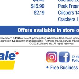 Customer Days Cadbury Mondelez Valid Wednesday, December 10 - Friday, December 12