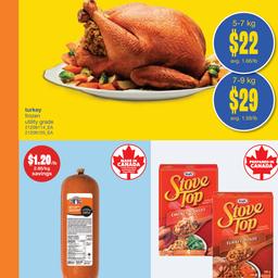 Thanksgiving Valid Thursday, September 18 - Wednesday, October 15 