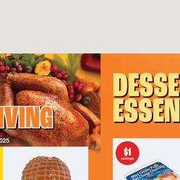 Thanksgiving Valid Thursday, September 18 - Wednesday, October 15 