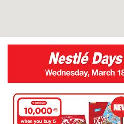 Customer Days Nestle Valid Wednesday, Mar 18 - Friday, Mar 20